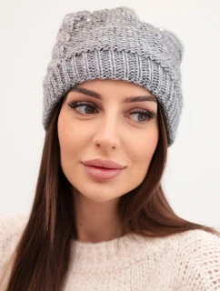 Dámská čepice Amira K359 světlá šedá