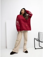 Bluza RV BL model 21777700 bordowy - FPrice Bluza RV BL model 21777700 bordowy - FPrice