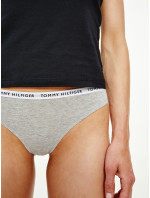 Tommy Hilfiger 3Pack tanga kalhotky UW0UW028290TF černá/bílá/šedá