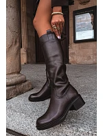 Kozačky na podpatku  model 231807 Step in style