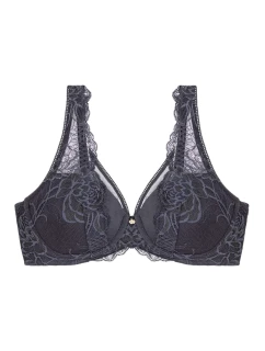 Dámská podprsenka Wild Peony Florale WP - GRAY - šedá 00DK - TRIUMPH