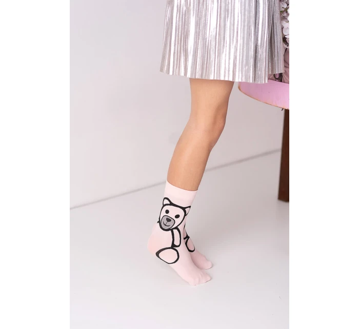 Dívčí ponožky Knittex DR 2409 Bear 40 den