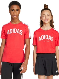 Adidas Codes Dětské tričko Collegiate Graphic red JI6673