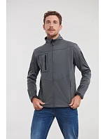 Russell Athletic 520M Pánská 3-vrstvá sportovní softshell bunda 10.520M azure blue Russell Athletic 520M Pánská 3-vrstvá sportovní softshell bunda 10.520M azure blue