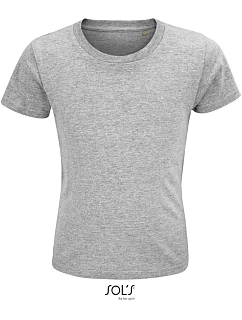 SOL'S Crusader Kids Dětské tričko z bio bavlny 25.3580 grey melange