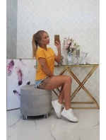 Halenka Nakupování je moje kardio oranžová neonová