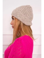 Tenká čepice  světle béžová model 18750513 - K-Fashion