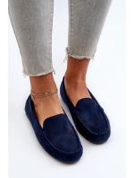 Dámské modré semišové mokasíny model 21653941 - Boto