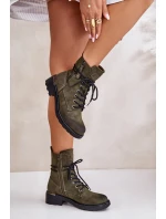 Vysoké boty s zipy tmavě béžové model 21673141 - EVENTO Vysoké boty s zipy tmavě béžové model 21673141 - EVENTO