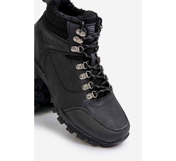 Zateplené Pánské Trekingové Boty Černé model 21679483 - EVENTO