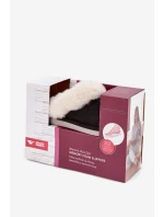 Dámské pantofle s kožíškem Černé model 21772644 - Boto Dámské pantofle s kožíškem Černé model 21772644 - Boto