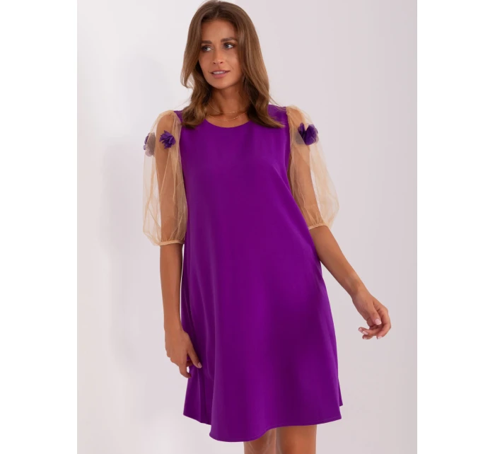 LK SK 506733 šaty.85 fialová