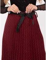 Spódnica MI SD model 21480434 bordowy - FPrice