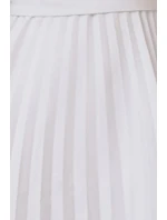 LILA Plisované šaty s krátkými rukávy a páskem model 21215937 - numoco LILA Plisované šaty s krátkými rukávy a páskem model 21215937 - numoco