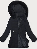 Dámská prošívaná zimní bunda J Style navy blue (16M9119-215)