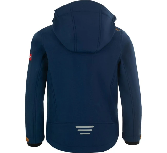 Dětská softshellová bunda Jacket  yellow softshell navy model 21363701 - Trollkids