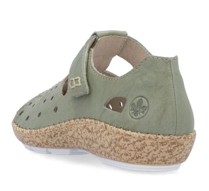 damskie na  zielone model 22033791 - Rieker