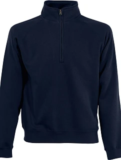 Fruit of the Loom Classic Zip-Neck Sweat Mikina s 1/4 zipem 16.2114 deep navy