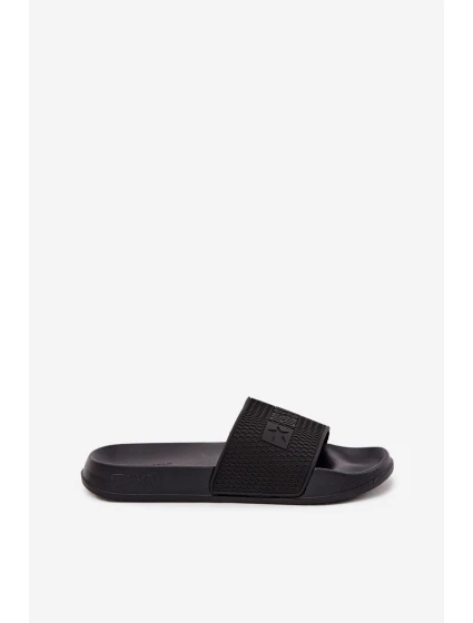 Pánské Pantofle Na Pěnové Podešvi Big Star SS174356 Černé Pánské Pantofle Na Pěnové Podešvi Big Star SS174356 Černé