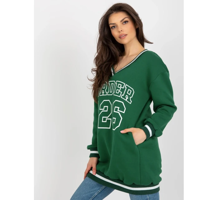 Mikina EM BL 776.19 tmavě zelená