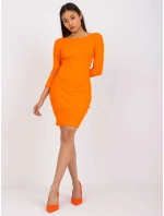 Šaty RV SK model 17050366 oranžová - FPrice Šaty RV SK model 17050366 oranžová - FPrice