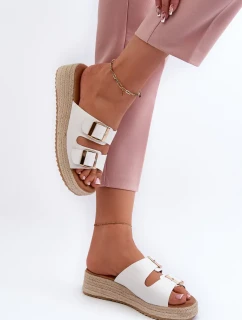 Dámské pantofle se eko bílá model 20450591 - Kesi