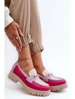 Dámské kožené mokasíny Zazoo , béžová Dámské kožené mokasíny Zazoo , béžová