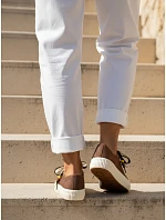 Dámské tenisky ZY1404 hnědé - FashionStreet Dámské tenisky ZY1404 hnědé - FashionStreet