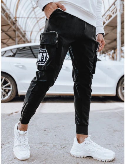 Pánské bojové kalhoty černé model 21976732 - Dstreet