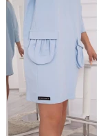 Šaty s kapucí modré Šaty s kapucí modré