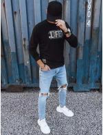 Pánská mikina s potiskem černá Dstreet model 21966064 - FashionStreet