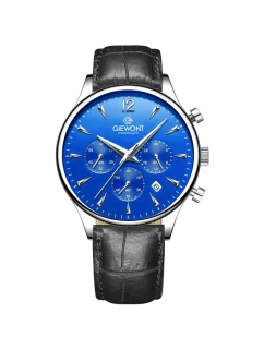 Pánské hodinky Giewont Chronograph Sapphire Black and Blue GW6310-A3