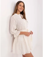 Sukienka LK SK model 21217569 jasny beżowy - FPrice Sukienka LK SK model 21217569 jasny beżowy - FPrice