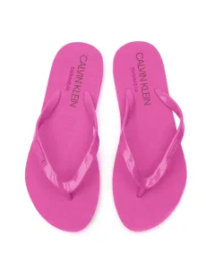 Pantofle KW0KW00395-VCN fialová - Calvin Klein