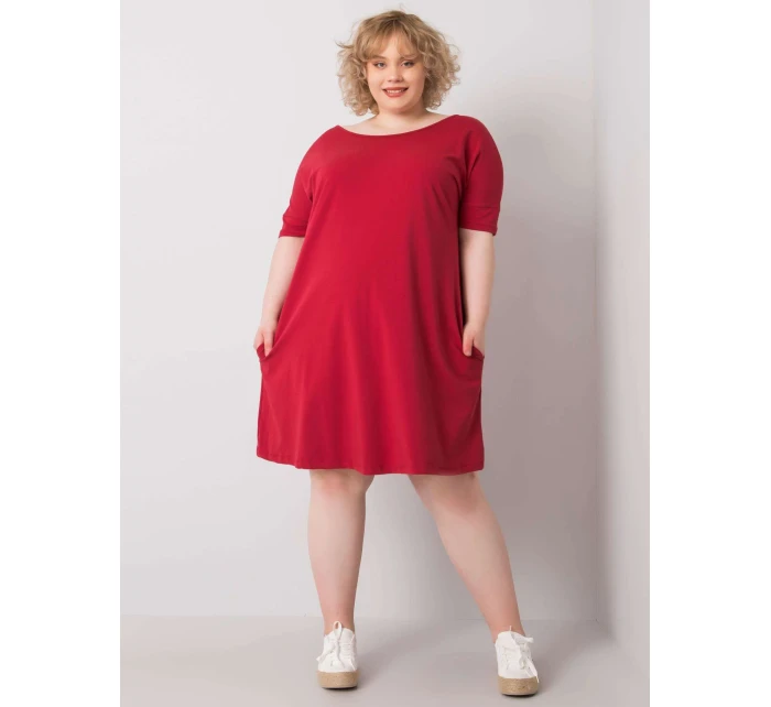 Šaty RV SK 6639.02X kaštanová