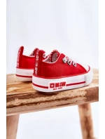 Dětské látkové tenisky BIG STAR KK374051 červená