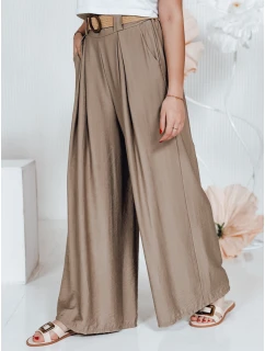 Dámské kalhoty MIRELOU hnědé FashionStreet UY2714