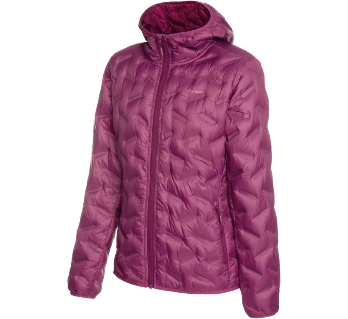 Dámská péřová bunda s kapucí Viking Lady ve fialové barvě model 21767841