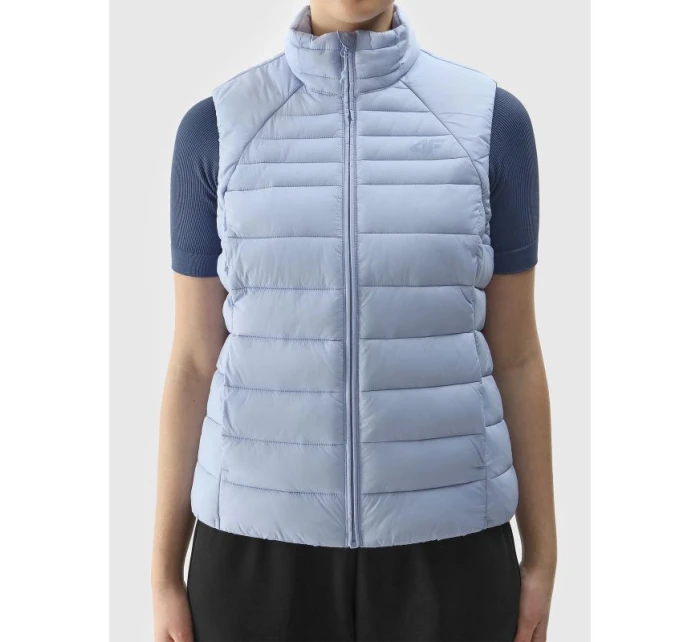 Dámská prošívaná péřová vesta s model 21431400 výplní - 4F