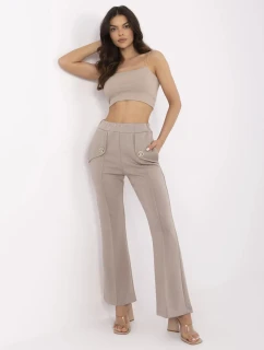 Spodnie DHJ SP model 21034975 ciemny bezowy - FPrice