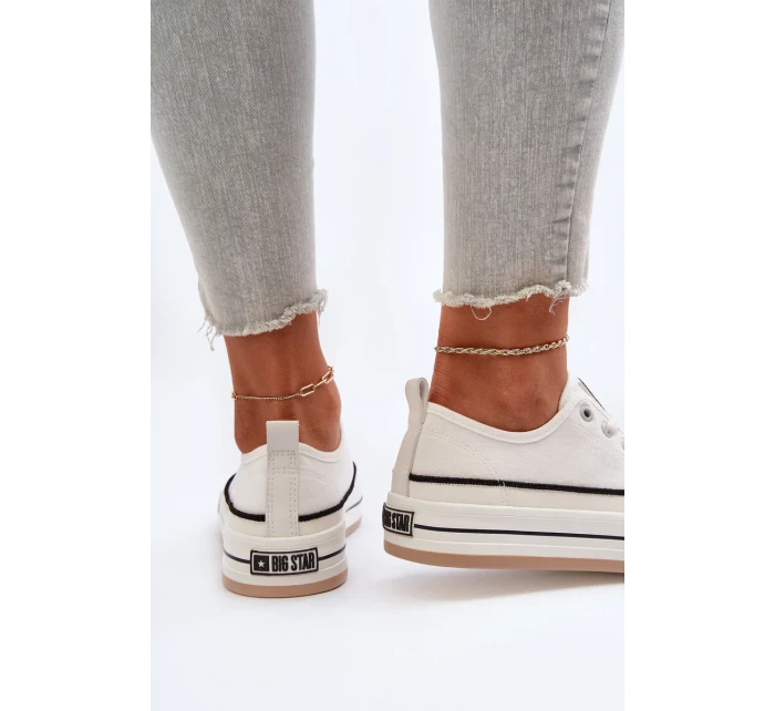 Dámské tenisky Big Star Bílé Dámské tenisky Big Star Bílé