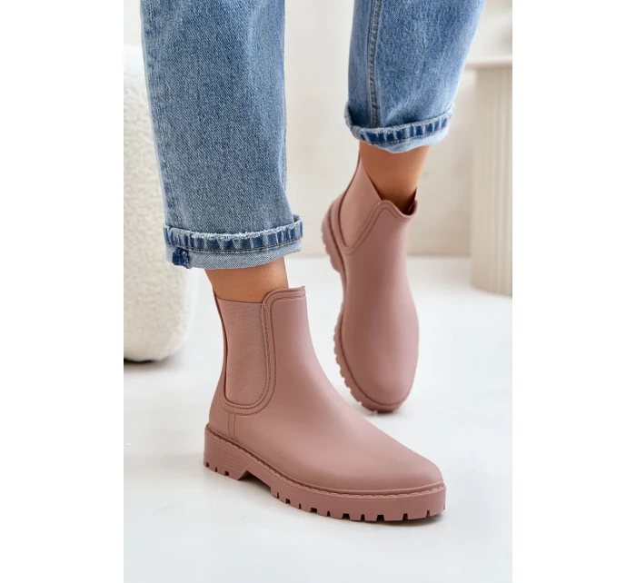 Dámské Holínky S Elastickými Vložkami Špinavě Růžové Ciariel