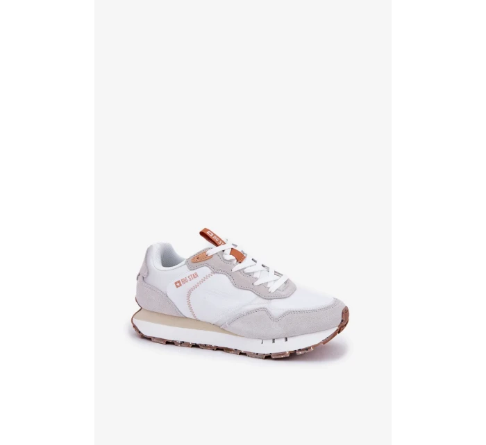 Dámské semišové boty Big Star HI-POLY SYSTEM – béžové