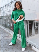 Dámská tepláková souprava SANELIS tmavě zelená FashionStreet AY0989