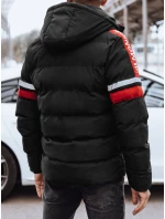 Pánská prošívaná zimní bunda černá FashionStreet TX4568