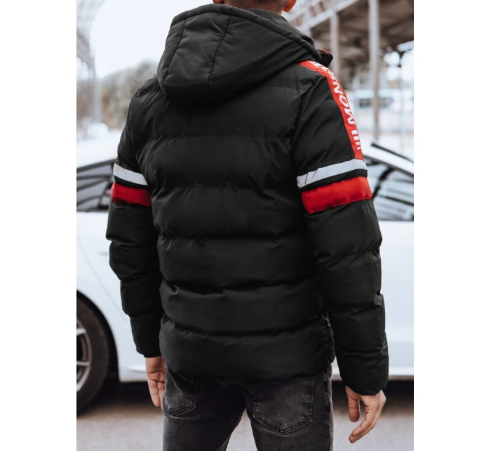 Pánská prošívaná zimní bunda černá FashionStreet TX4568