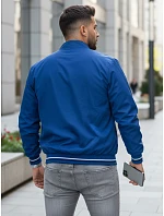 FashionStreet pánská přechodná modrá bunda TX4677 FashionStreet pánská přechodná modrá bunda TX4677