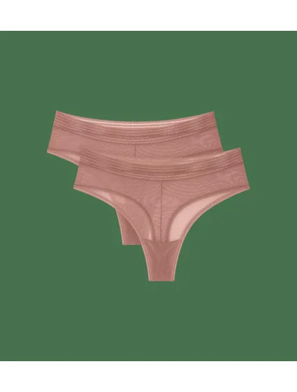 Tempting Sheer Highwaist String 2P     model 21781671 - Triumph