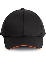 WK WKP 145 6 panelová kšiltovka 20.145W black/orange WK WKP 145 6 panelová kšiltovka 20.145W black/orange