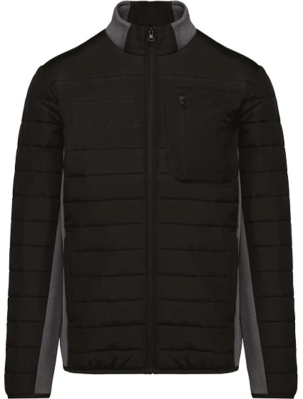 Kariban K 6171 Pánská hybridní bunda 20.6171 black/dark grey heather Kariban K 6171 Pánská hybridní bunda 20.6171 black/dark grey heather